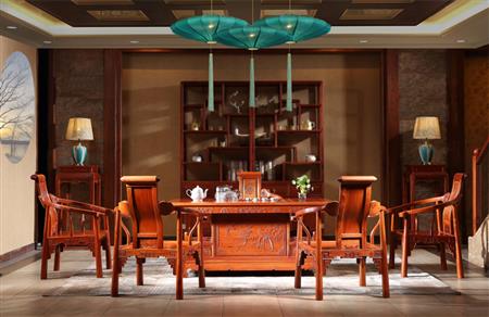 長(zhǎng)方形迎福茶臺(tái)